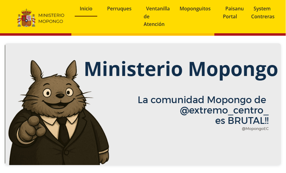 Póster Ministerio Mopongo